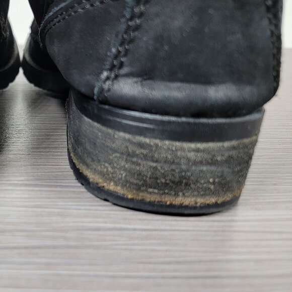 Steve Madden Gentra Lace-up Combat Boot, Black Leather, Womens Size 8.5 M - Picture 14 of 15